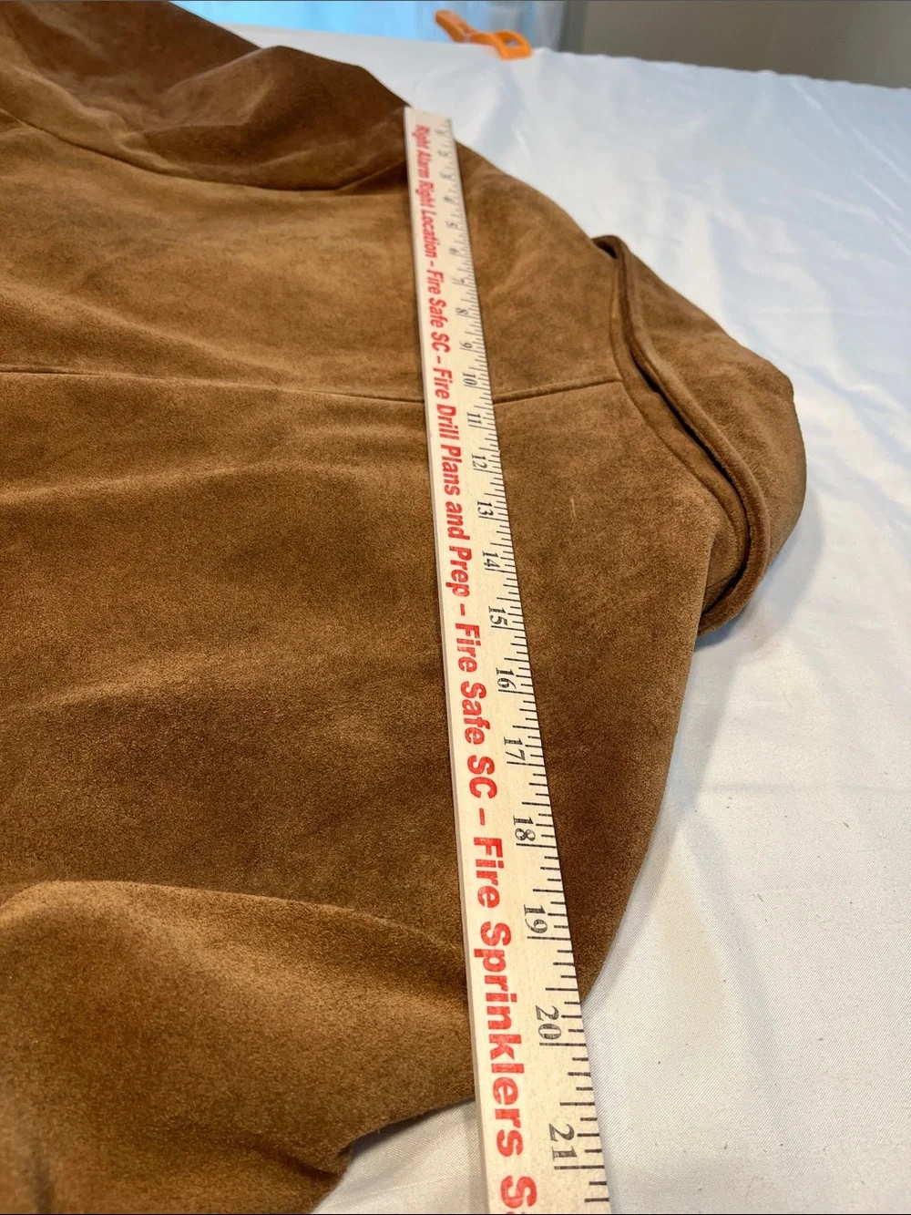 Banana Republic Genuine‎ Suede Leather Blazer Sport Coat Brown Mens M Vintage